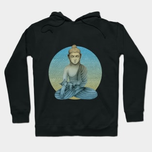 Buddha with cat 4 Hoodie